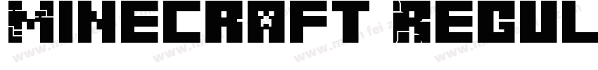 Minecraft Regular字体转换